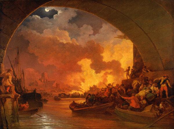 The Great Fire of London was a conflagration that destroyed four-fifths of the City of London