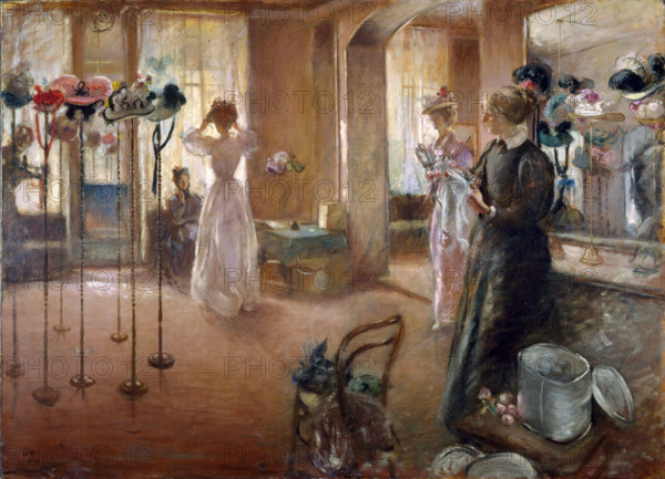 The milliner's shop in 1892