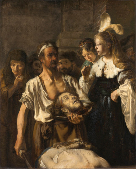 Salome receives the head of John the Baptist