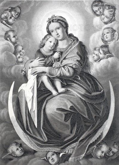 Madonna with the Child.