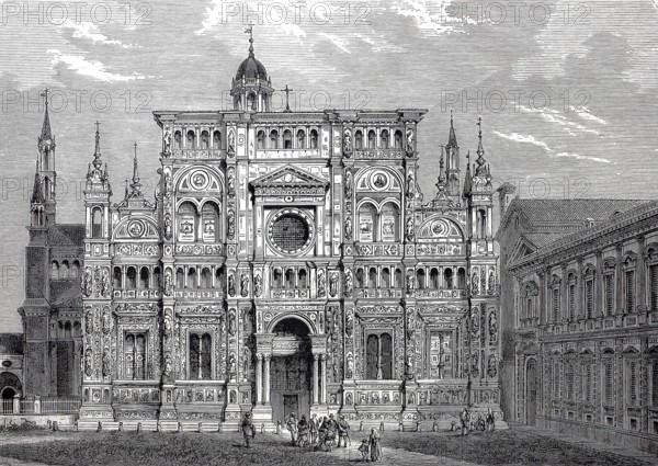 Facade of the Church of Madonna delle Grazie.