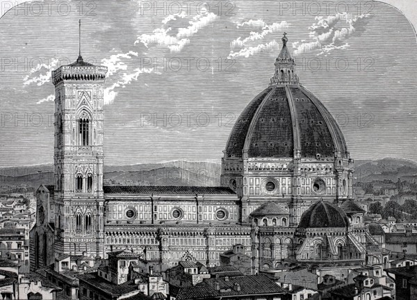 View of the Cathedral of Florence.