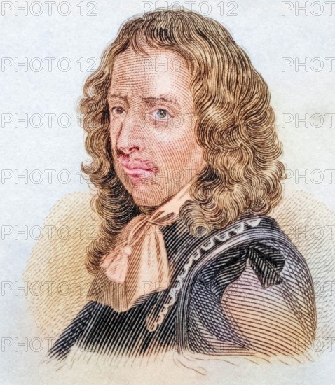 Algernon Sidney (born 14 January/15 January 1623 in Baynard's Castle. London. died 7 December 1683 in London) was an English politician. a political philosopher and an opponent of Charles II of England. Historical. colored. digitally restored reproduction from an original from the 19th century