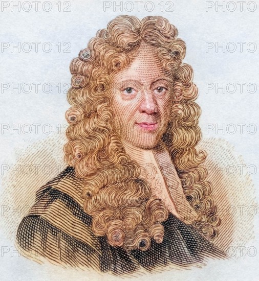 Denzil Holles. 1st Baron Holles. 1599 to 1680. English statesman and writer. Historical. colorized. digitally restored reproduction from an original from the 19th century