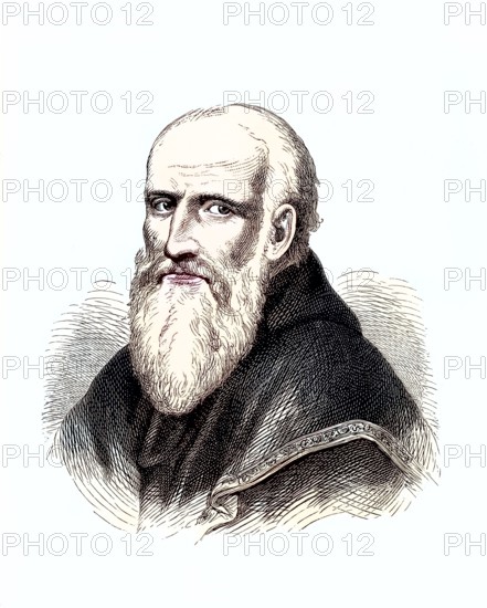 Bernardino Luini or Bernardino de Schapis (born before September 1482 in Runo. died 1 July 1532 in Milan) was an Italian painter. digitally restored reproduction of an old original. historical. exact date unknown