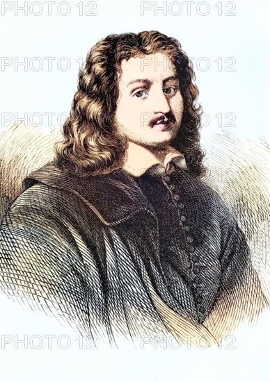 Nicholas Peters Berham the Elder. born 1 October 1620. died 18 February 1683. Dutch painter. draughtsman and engraver in the technique of the Golden Age of Dutch art. digitally restored reproduction of an old original. historical. exact date unknown