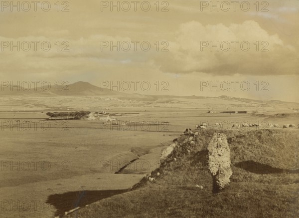 Roman countryside seen from the Appian Way