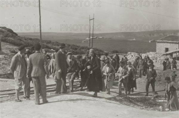 Touring Club Italiano Members during a visit.