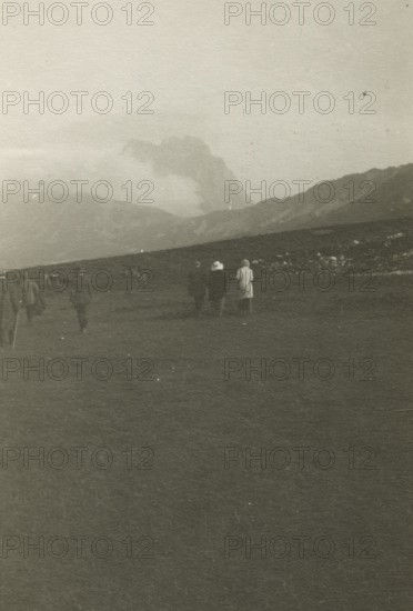 In sight of the Gran Sasso.