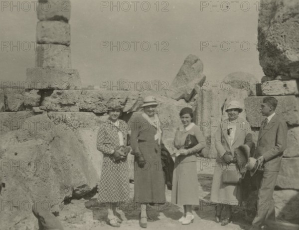 Touring Club Italiano Members at the Selinunte archaeological site.