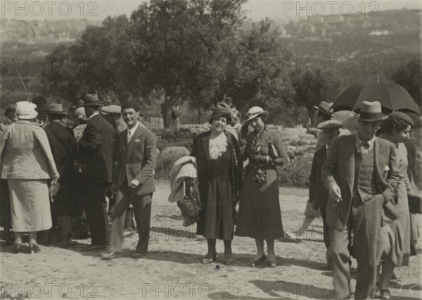 Visiting the Valley of the Temples in Agrigento.