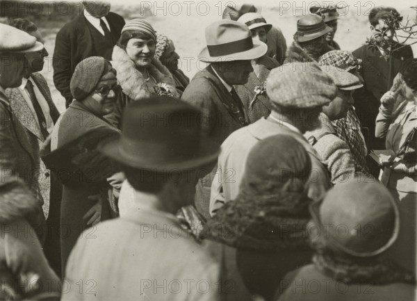 Participants in the excursion to Sicily. 
	
		1924