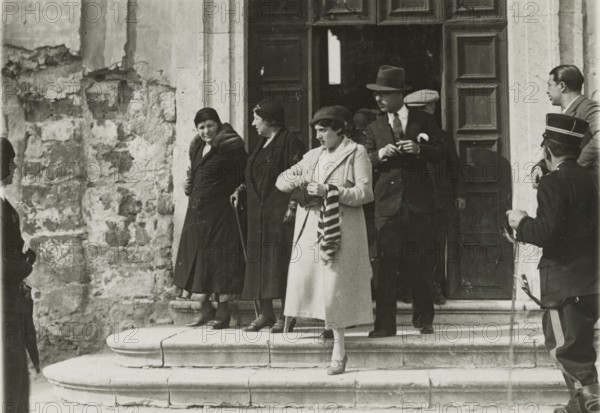 Leaving Mass. 
	
		1924