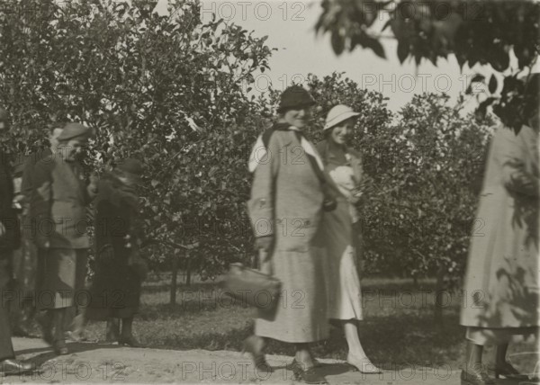 During a walk. 
	
		1924