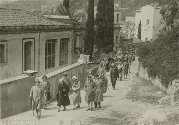 Through the streets of Castelmola. 
	
		1924