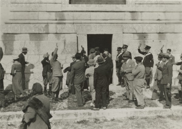 Entrance to the Pianto Romano Ossuary. 
	
		1924