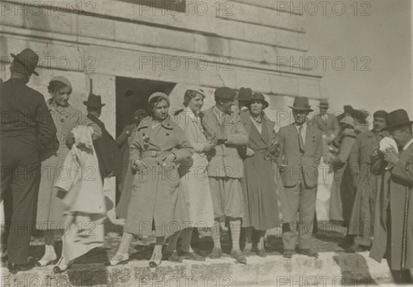 At the Pianto Romano Ossuary. 
	
		1924