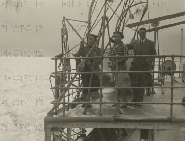 On board the steamer. 
	
		1924