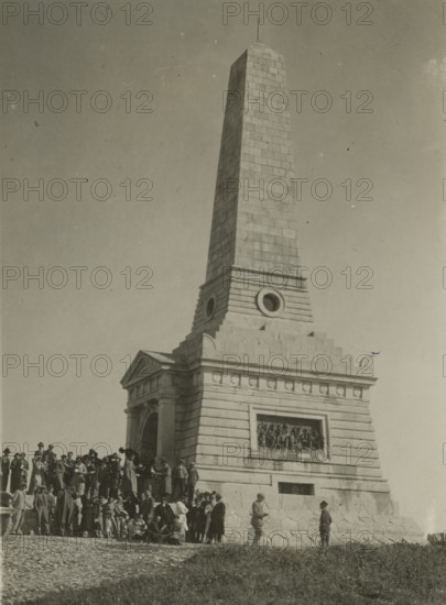 Visit to the Pianto Romano Ossuary. 
	
		1924