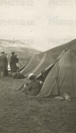 A Members of the Touring Club Italiano ' camp. 
	
		1913