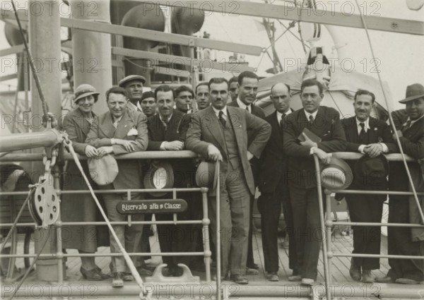 First class passengers. 1924