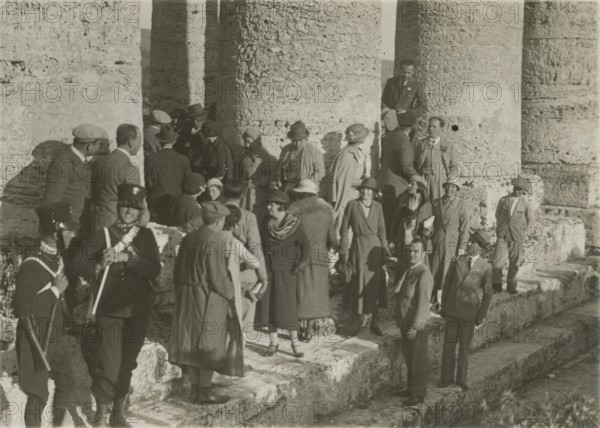 The Touring Club Members  in Segesta. 1924