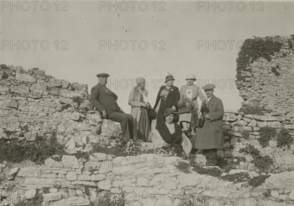 Stop during the visit to Selinunte. 1924