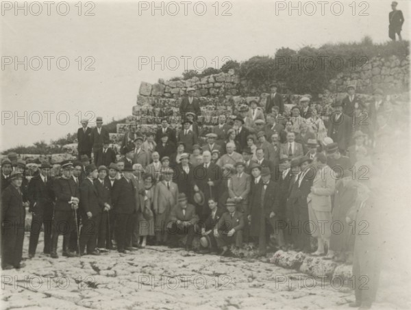 Group of Toruing Club Members at the ruins in Syracuse?. 1924