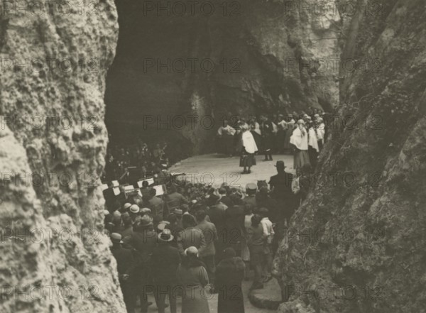 Representation in the Ear of Dionysus in Syracuse. 1924