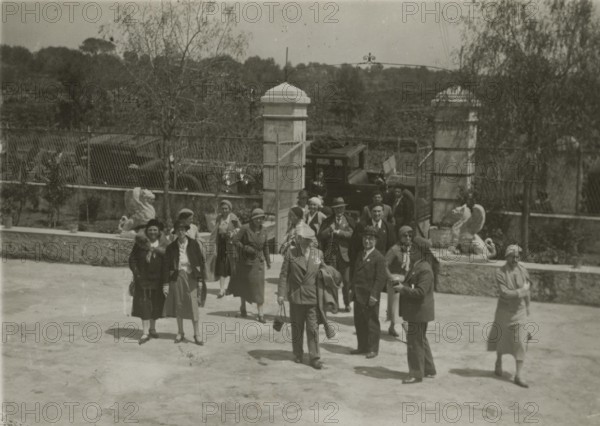Touring Club Members' visiting Sicily. 1924