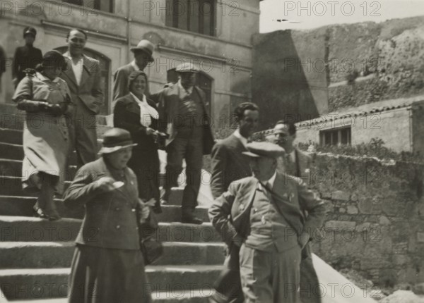 Touring Club  Members  in Sicily. 1924