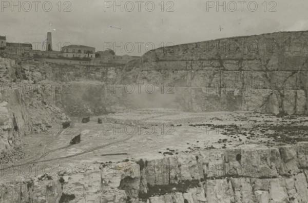 A sulfur mine near Agrigento. 1924