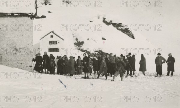 Excursionists in Formazza. 1931