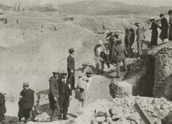 In a sulfur mine. 1924