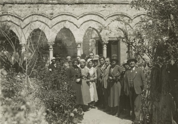 In the cloister of Monreale. 1924
