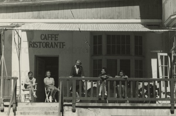 The Post Hotel in Trafoi. 1947