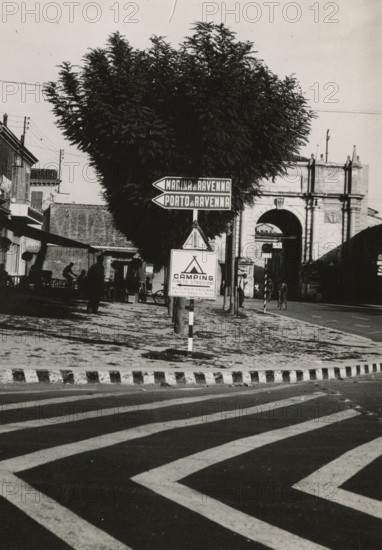 Directions to the Marina di Ravenna International Camping Park. 1952-1956
