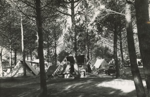 International Camping Park of Marina di Ravenna. 1952-1956
