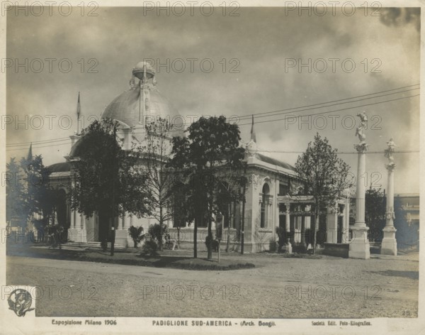 Milan Exhibition 1906: South American Pavilion. 1906