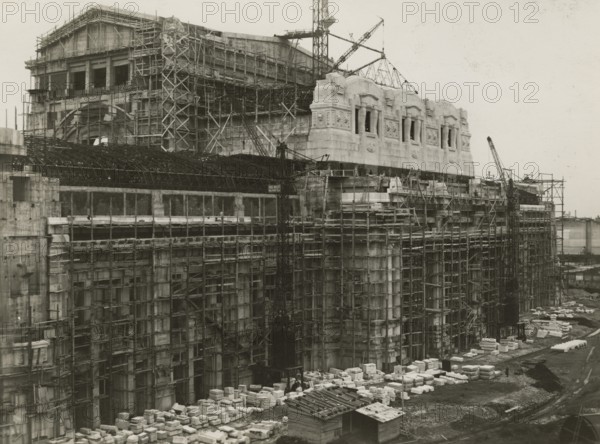 Milan Central Station under construction. 1925-1931