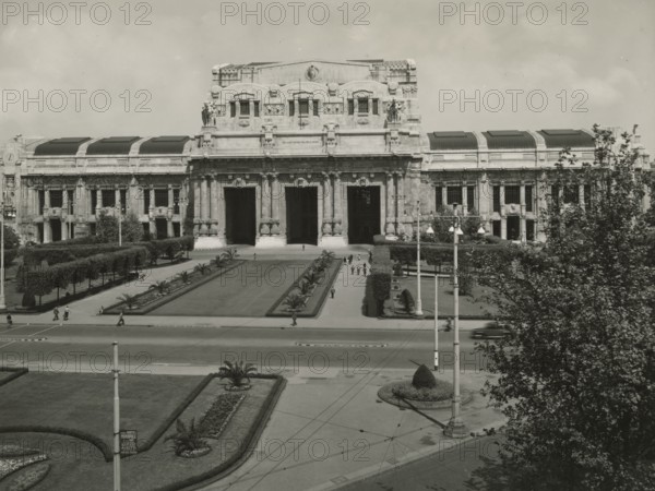 Milan Central Station. 1955