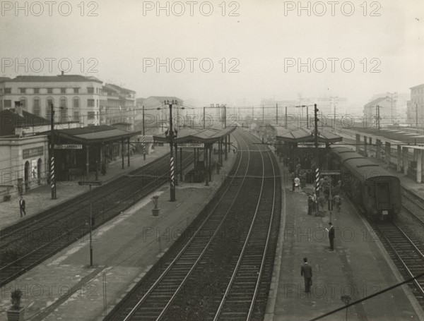 Milan Lambrate Station. 1960
