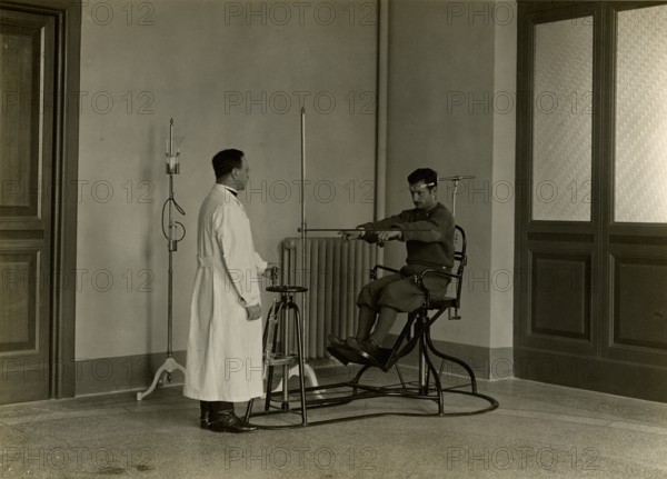 Proof of referral to the Benito Mussolini Aeronautical Medical Forensic Institute