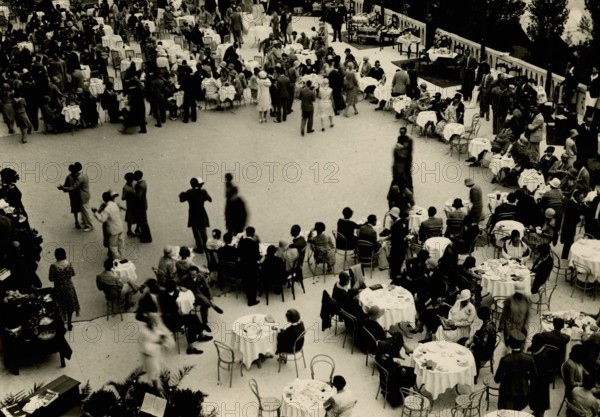 Tea time on the terrace of the Excelsior Palace Hotel