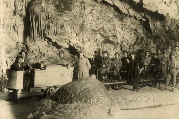 Luigi Vittorio Bertarelli at the Postojna Cave