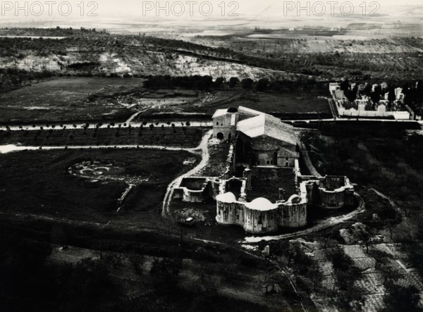 View of the Abbey of the Holy Trinity of Venosa.