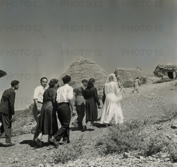 Wedding procession at S. Antonio Casalini.