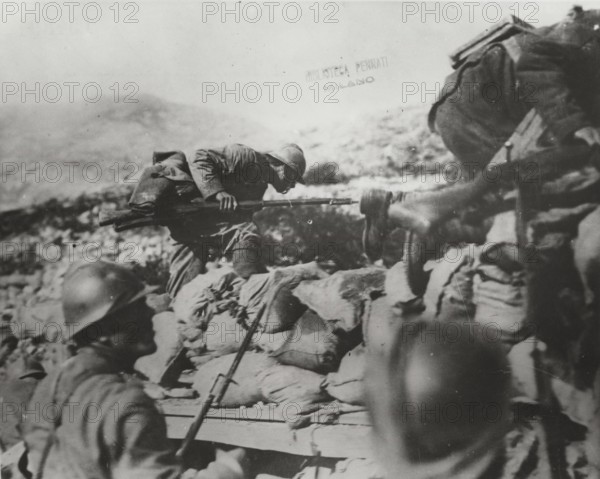 An assault on Mount San Michele