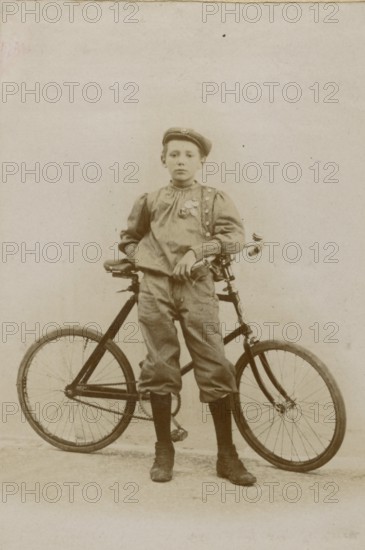 Portrait of the cyclist Manlio Ortore