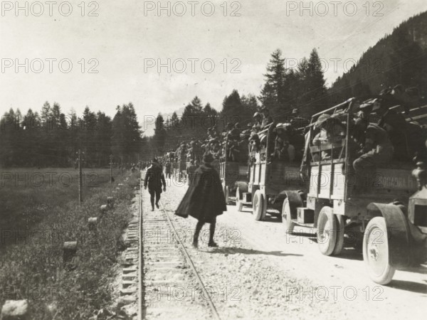 The Touring Caravan departs for Cortina.